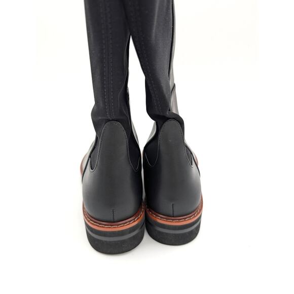 Stuart Weitzman Adrina City Over the Knee Boots Women's Black Size US5.5B EU36 - Picture 4 of 14